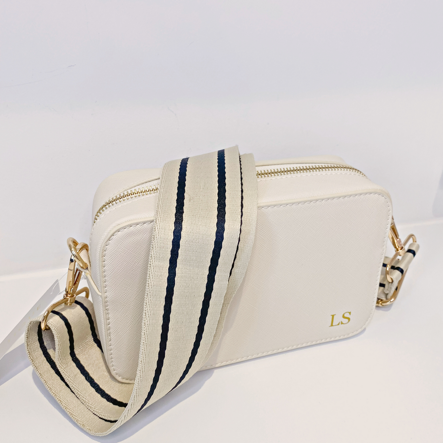 Personalised Crossbody Bag - Cream