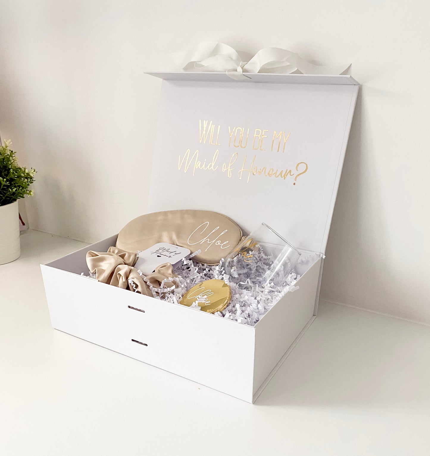 Champagne Gold Bridesmaid box set