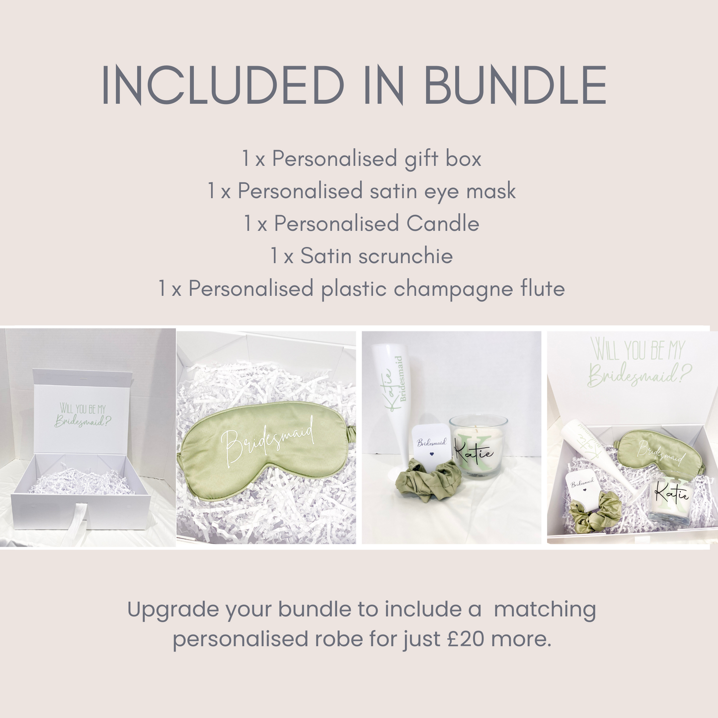 Bridesmaid proposal gift set