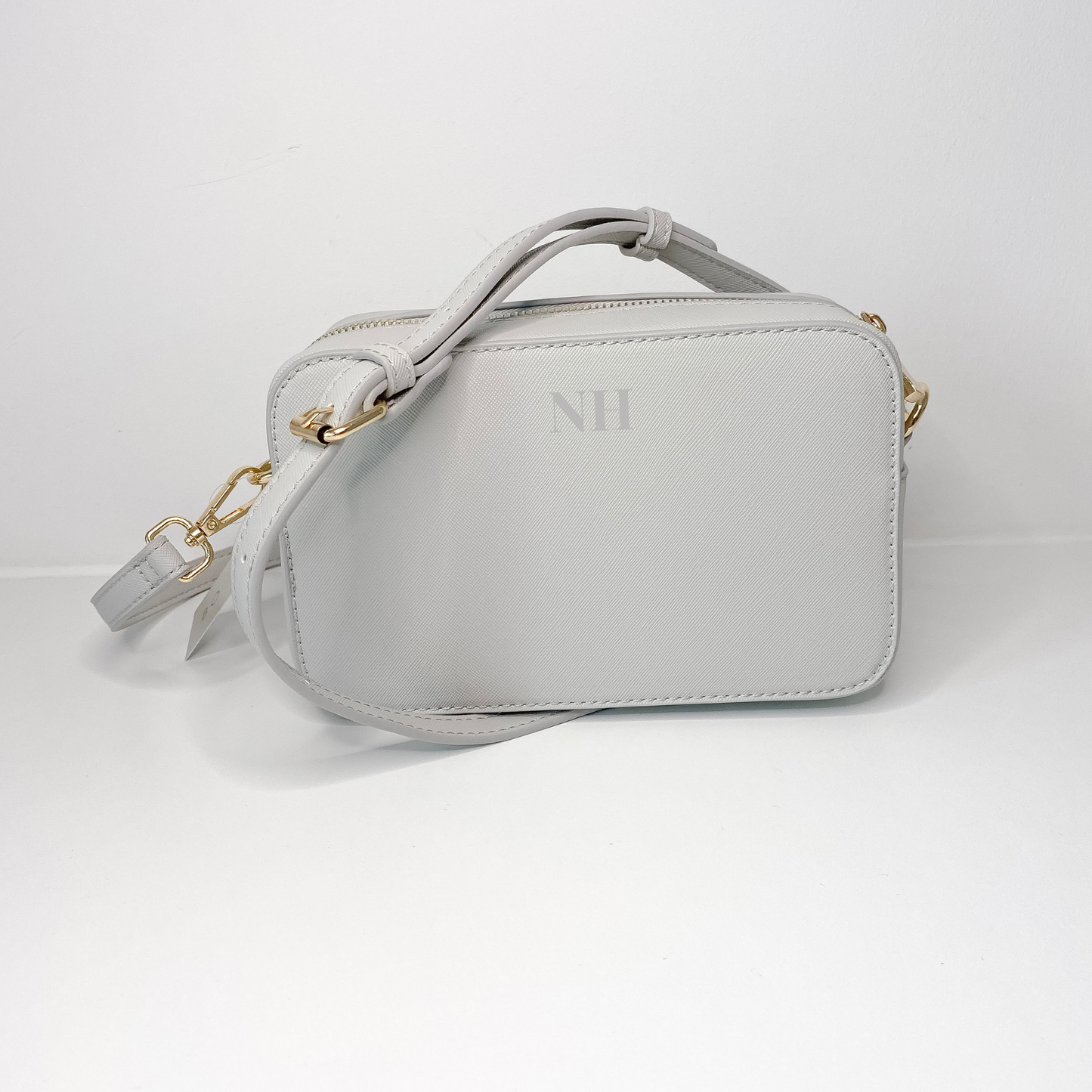 Personalised Crossbody Bag - Soft Grey