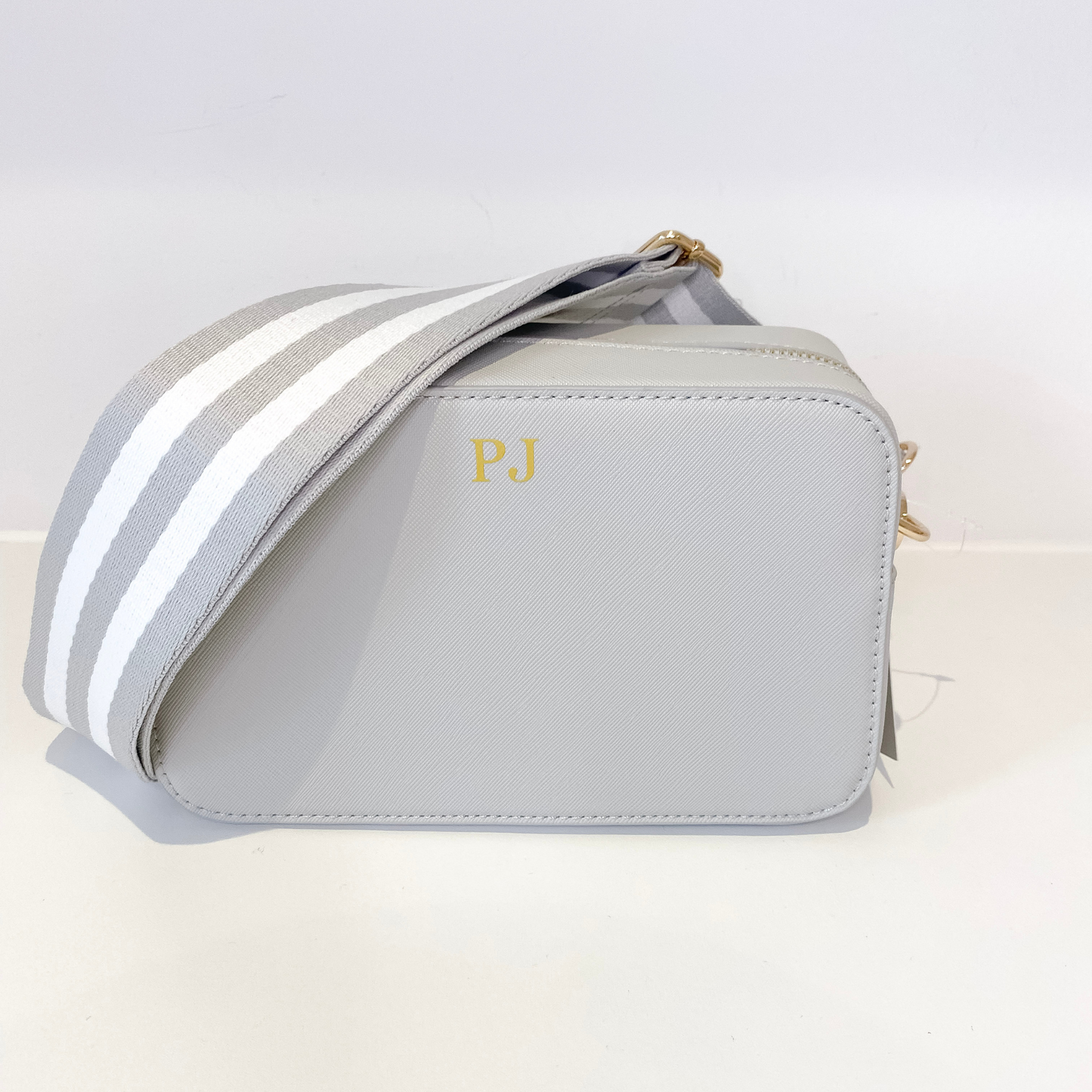 Personalised Crossbody Bag - Soft Grey