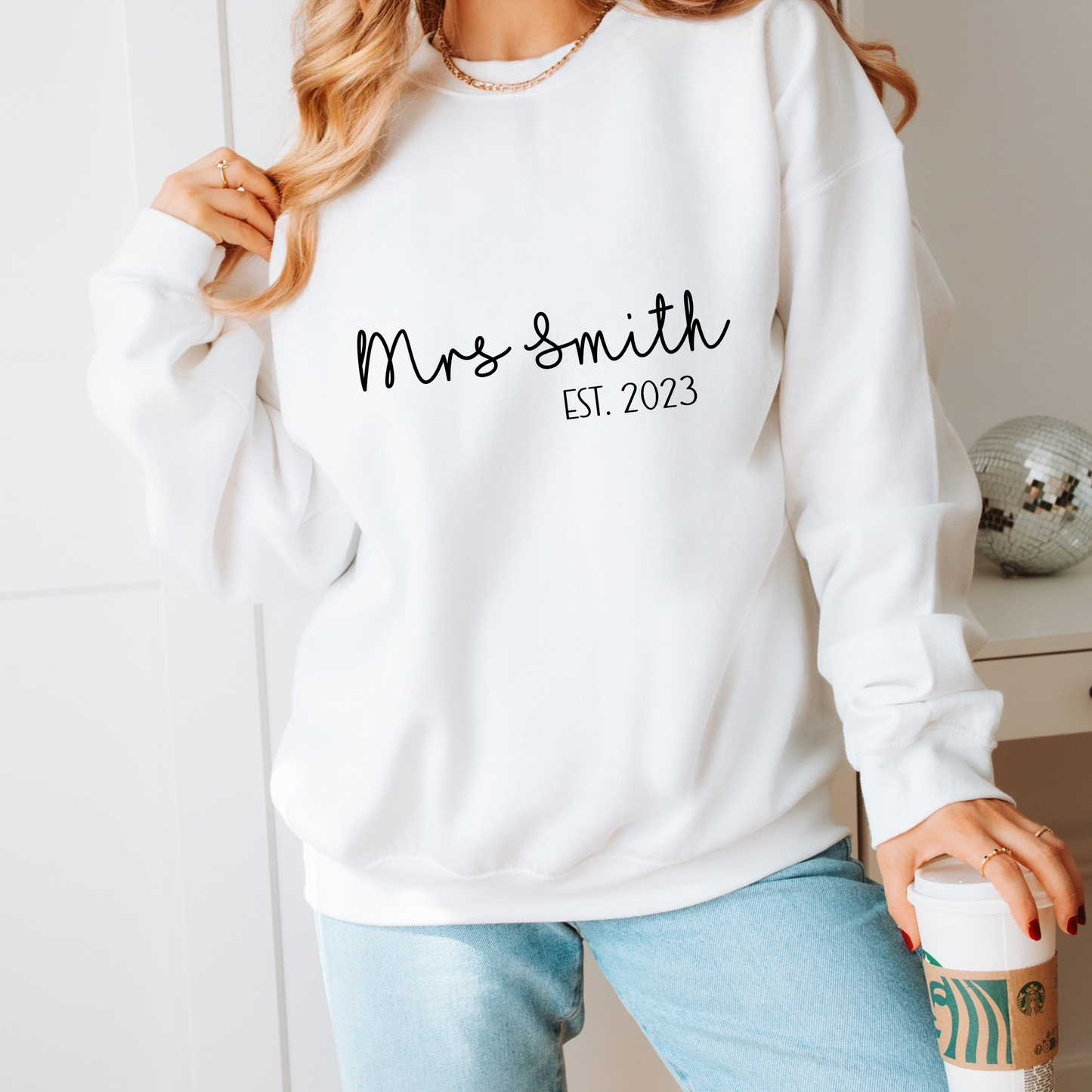 Personalised Bride Sweatshirt