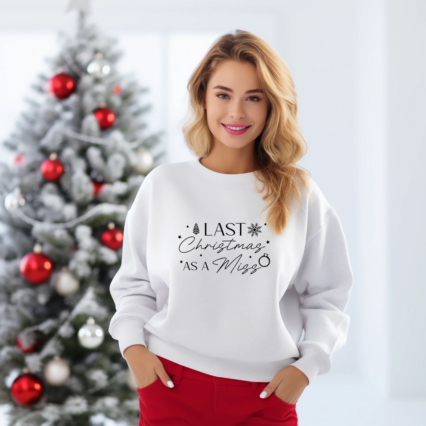 Last Christmas Sweatshirt for Bride