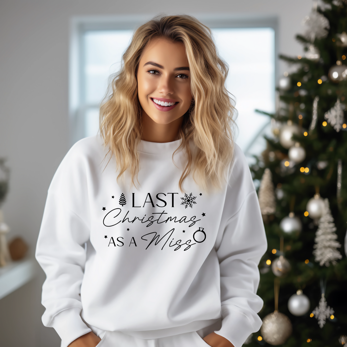 Last Christmas Sweatshirt for Bride