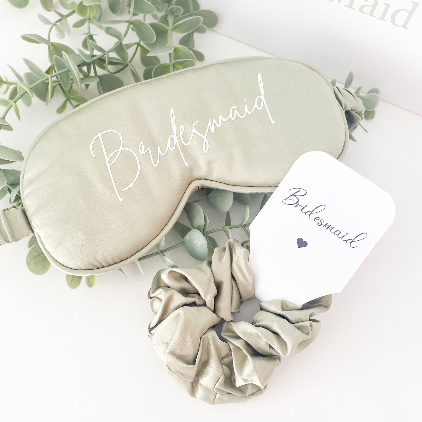 Personalised gift bag bundle - Sage Green