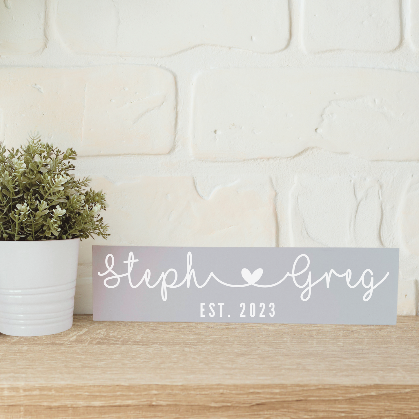 Persoanlised wooden sign, ideal house warming gift or wedding gift