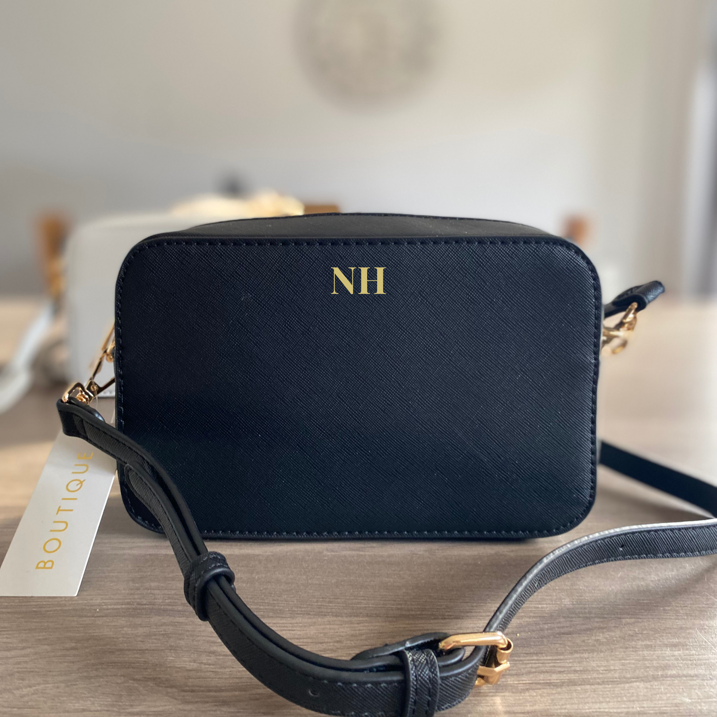 Personalised Crossbody Bag - Black