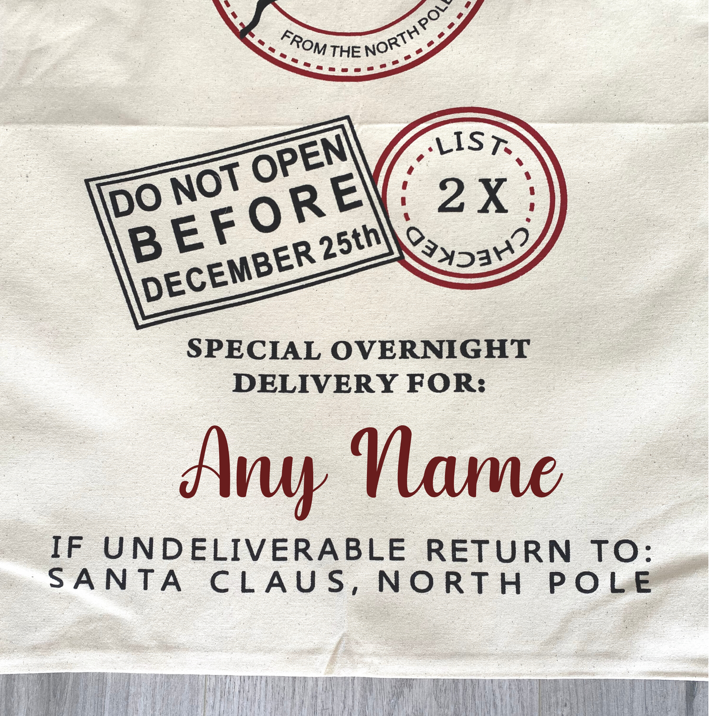 Personalised Santa Sack