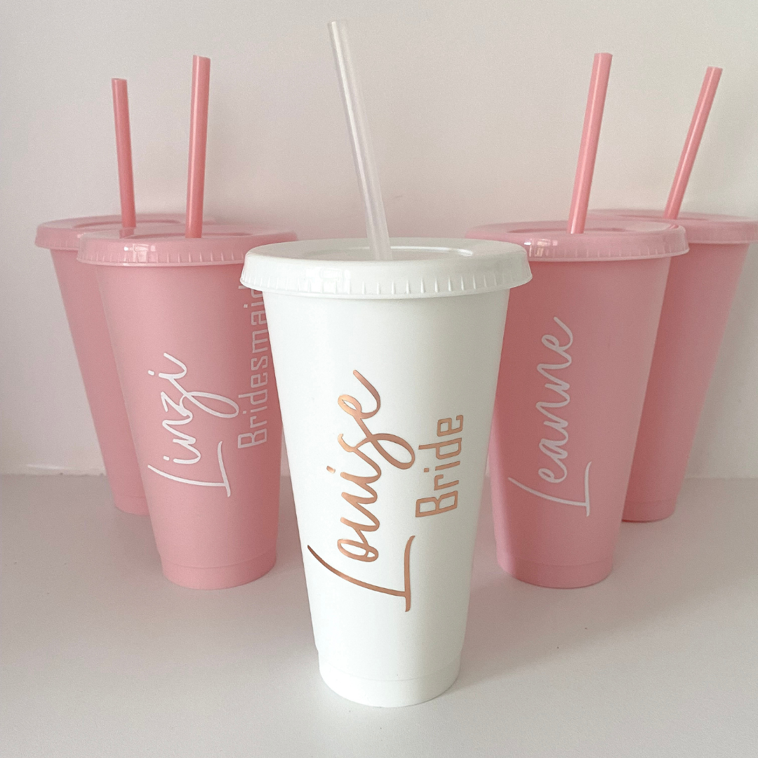 Personalised Sage Green Cold Cup