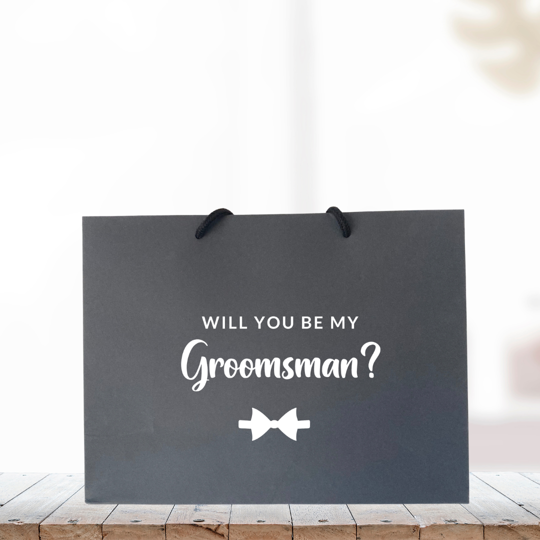 Personalised Gift Bag For Groomsmen