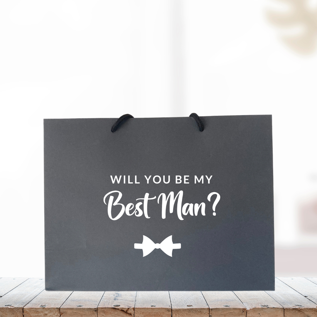 Personalised Gift Bag For Groomsmen